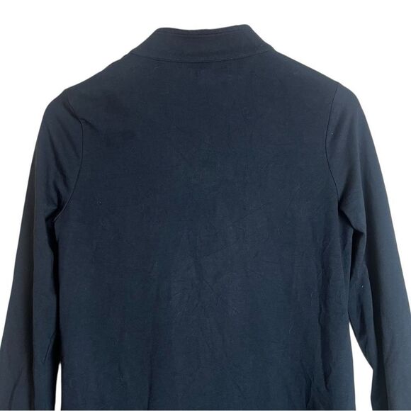 Pure Jill Pima cotton blend black snap button cardigan‎ - Picture 8 of 9